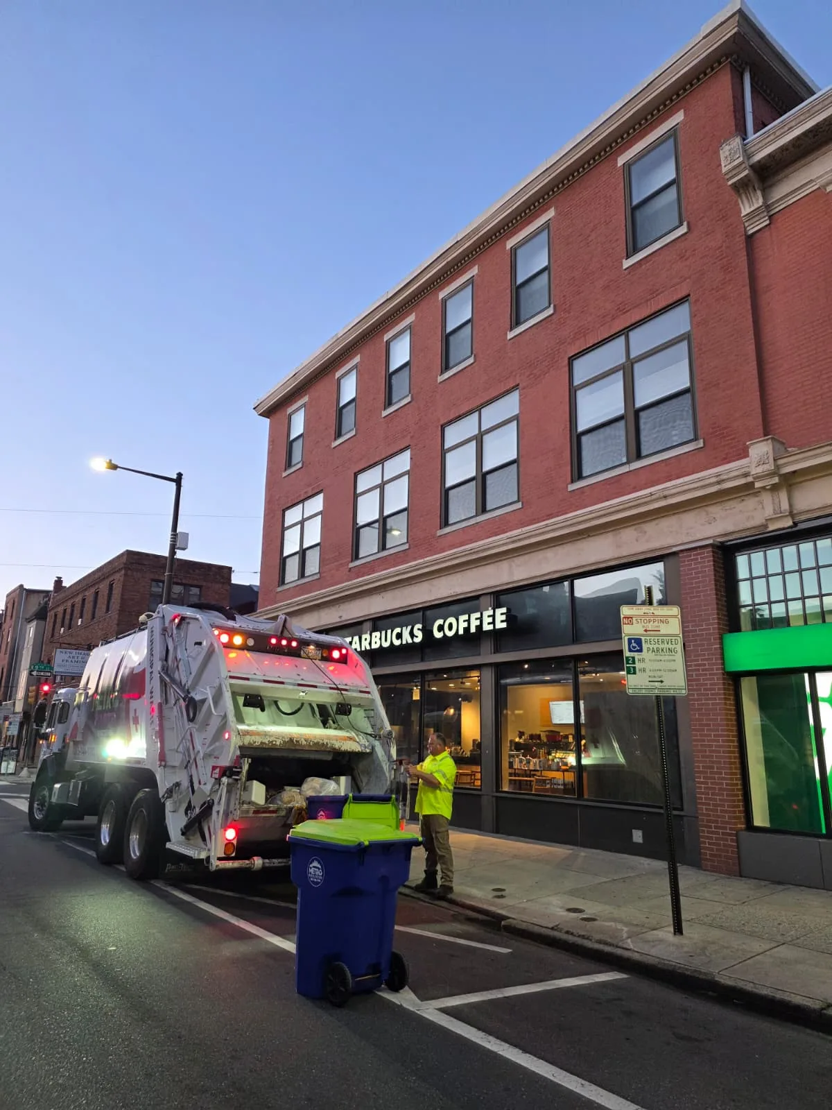 Metro Waste Solutions commercial waste pickup at a Philadelphia metro business location — reliable trash service photo 12