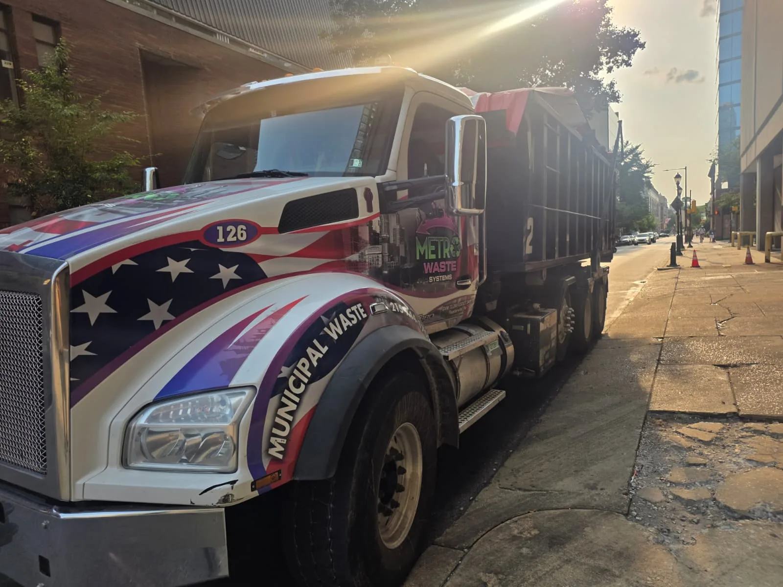 Metro Waste Solutions commercial sites in the Philadelphia metro area — real fleet photo 6