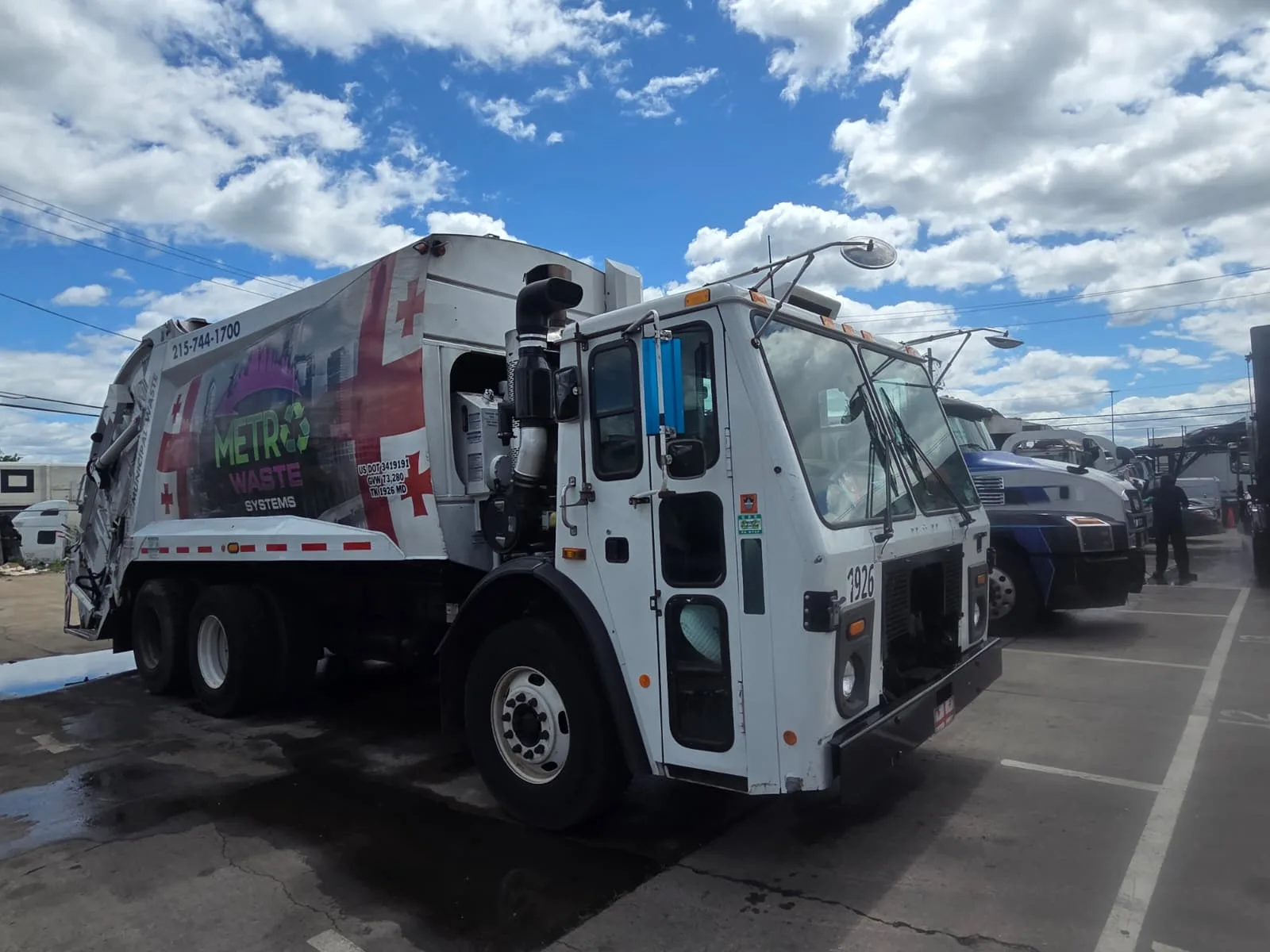 Construction debris and roll-off dumpster service at a Philadelphia area jobsite by Metro Waste Solutions — photo 6
