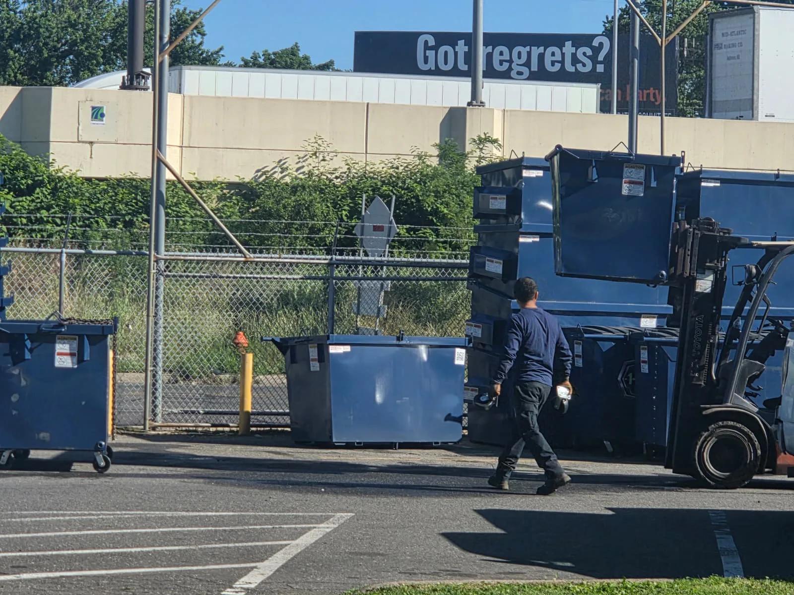 Construction debris and roll-off dumpster service at a Philadelphia area jobsite by Metro Waste Solutions — photo 8