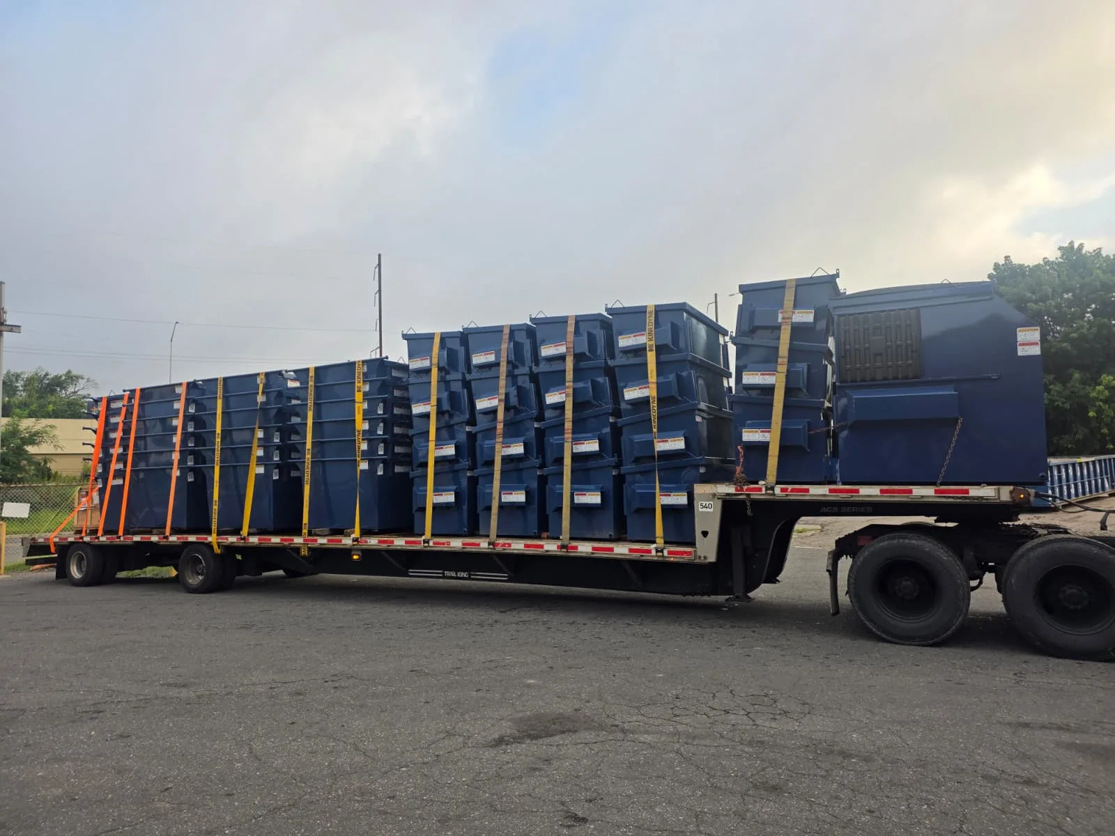 Metro Waste Solutions containers in the Philadelphia metro area — real fleet photo 4