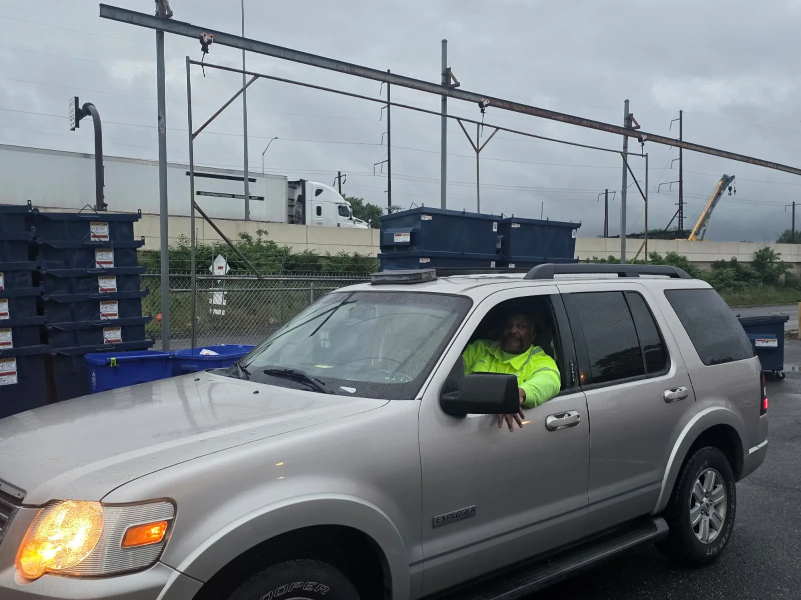 Inside Metro Waste Solutions fleet maintenance facility — commercial garbage trucks serviced for Philadelphia metro routes — photo 9