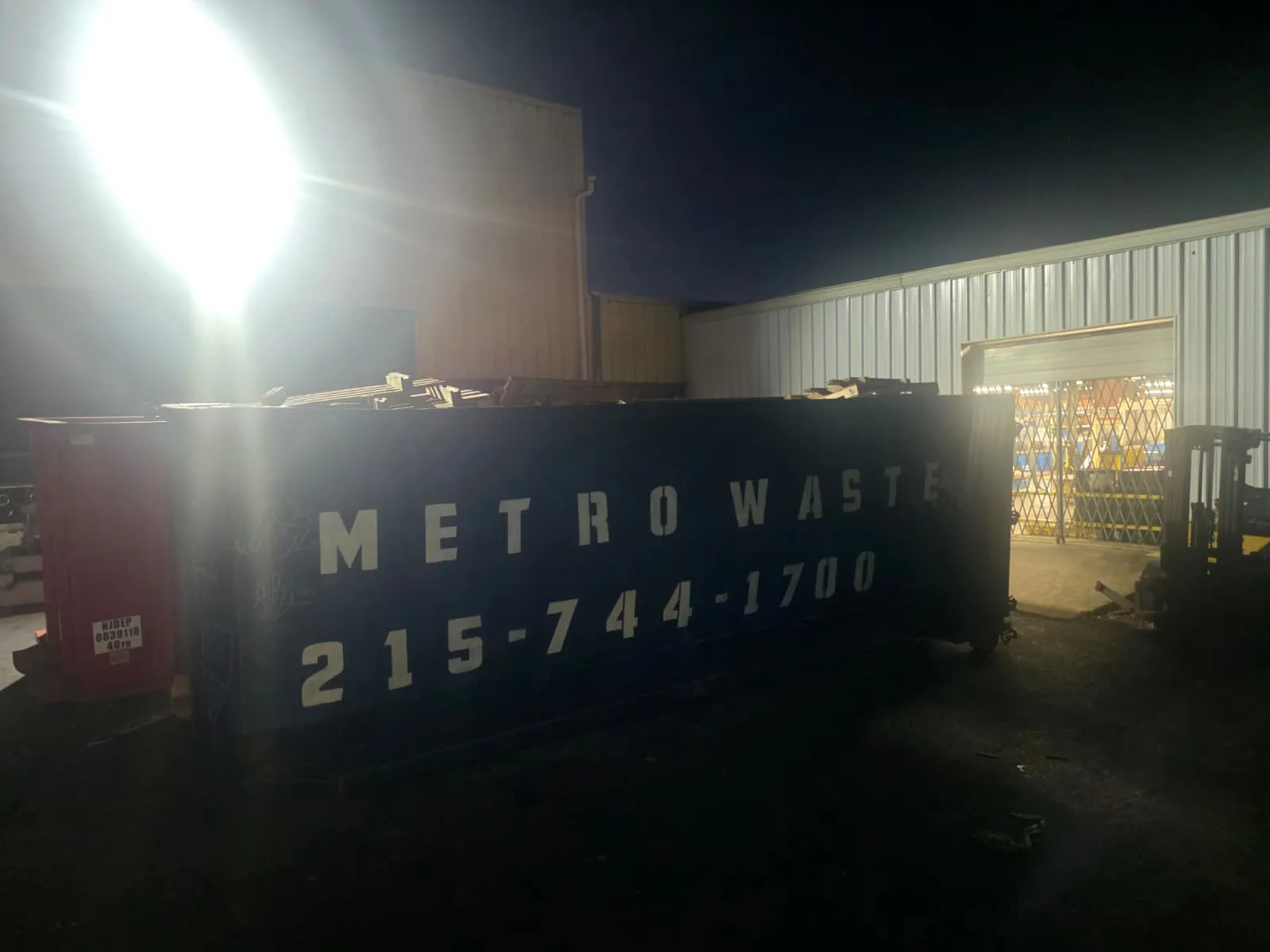 Metro Waste Solutions front-load service in the Philadelphia metro area — real fleet photo 26