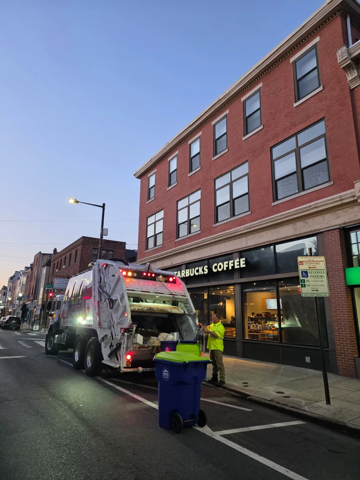 Roll-off dumpster delivery and open-top container placement by Metro Waste Solutions for construction and commercial projects — photo 12