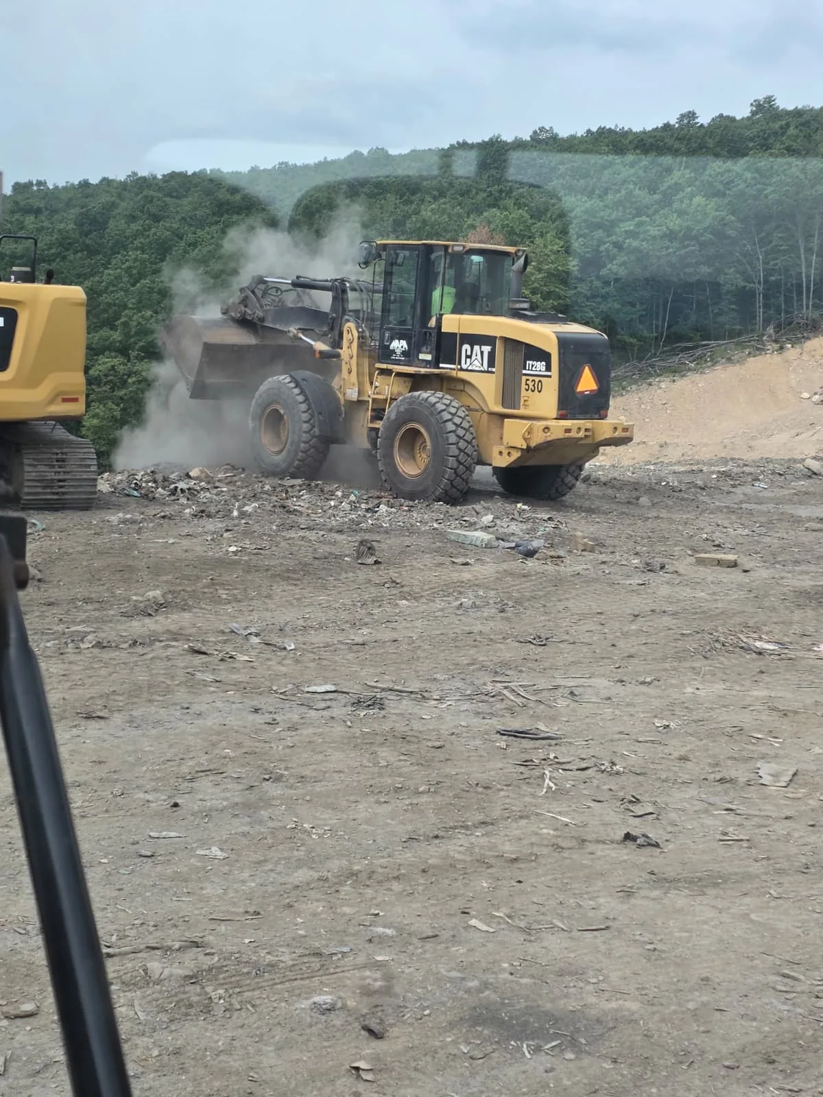 Metro Waste Solutions tipper trailers in the Philadelphia metro area — real fleet photo 9