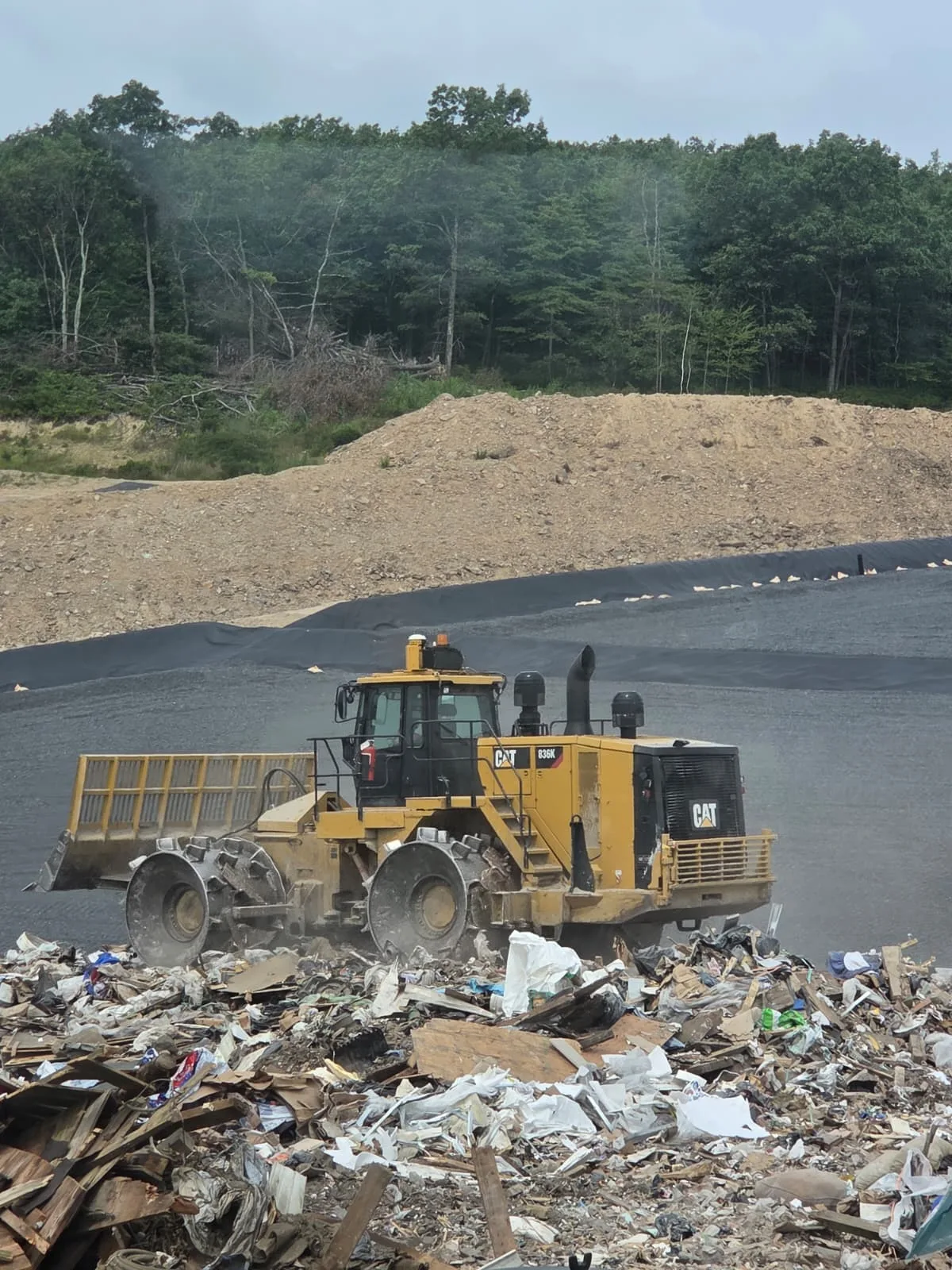 Metro Waste Solutions tipper trailers in the Philadelphia metro area — real fleet photo 13