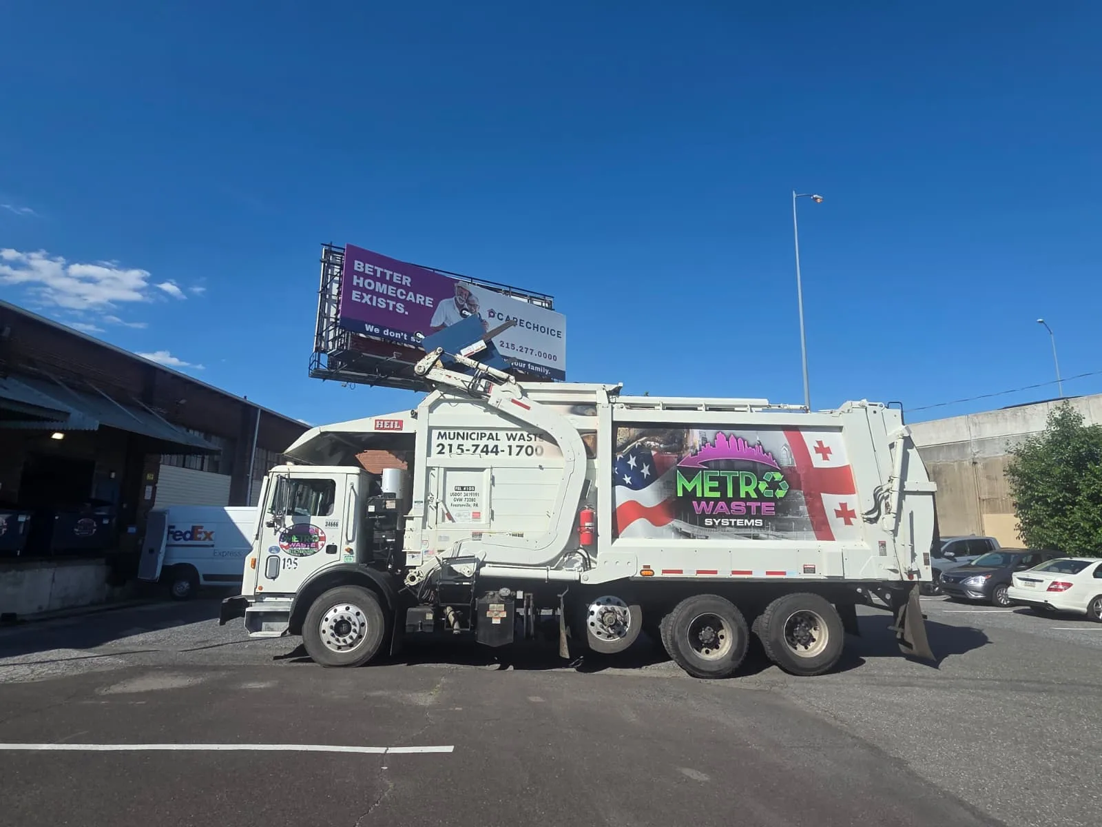 Transfer station haul-out and commercial waste hauling by Metro Waste Solutions in the Philadelphia region — photo 3