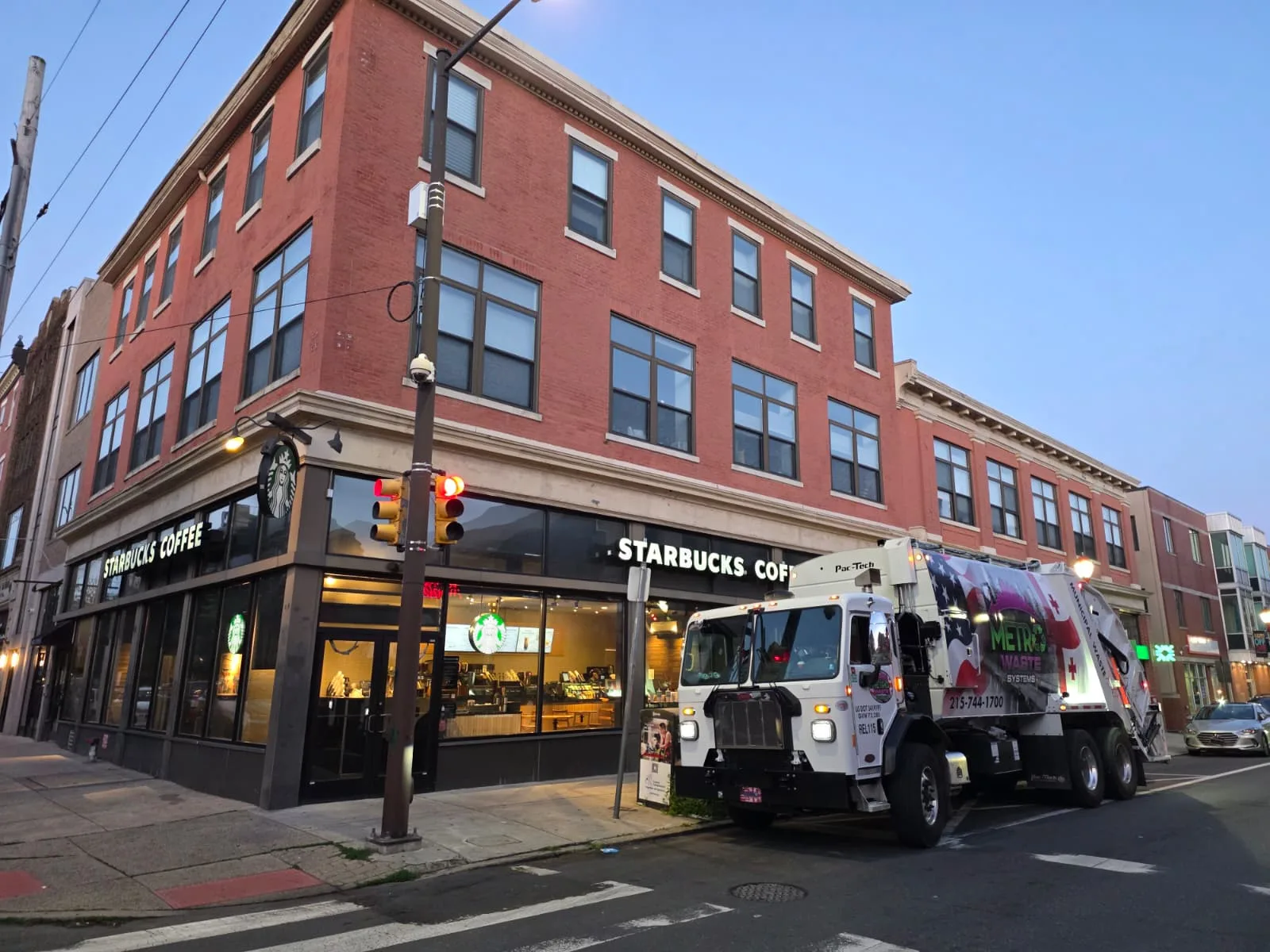 Transfer station haul-out and commercial waste hauling by Metro Waste Solutions in the Philadelphia region — photo 11